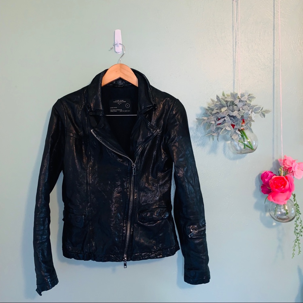 FLASH SALE 🎉 ALL SAINTS Leather Moto Jacket